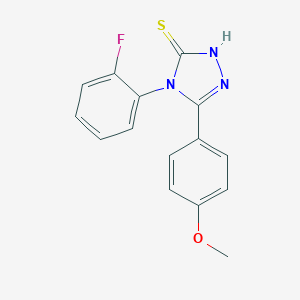 4-(2-Fluorophenyl)-5-(4-Methoxyphenyl)-4h-1,2,4-Triazole-3-ThiolͼƬ