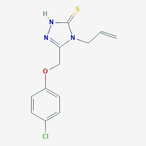 4-Allyl-5-[(4-chlorophenoxy)methyl]-4H-1,2,4-triazole-3-thiolͼƬ