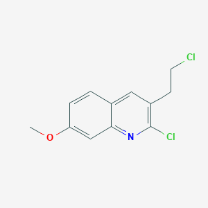 2-Chloro-3-(2-chloroethyl)-7-methoxyquinolineͼƬ