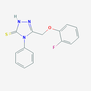 5-(2-Fluorophenoxymethyl)-4-Phenyl-4h-1,2,4-Triazole-3-Thiol图片