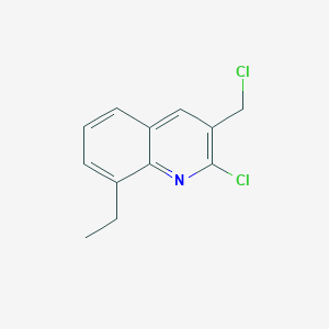 2-Chloro-3-(chloromethyl)-8-ethylquinolineͼƬ