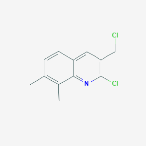 2-Chloro-3-(chloromethyl)-7,8-dimethylquinolineͼƬ