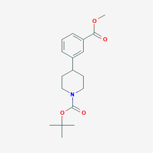 3-(1-Boc-4-哌啶基)苯甲酸甲酯图片