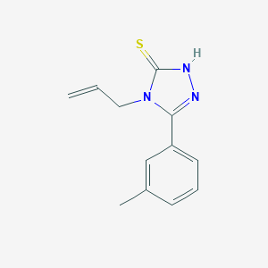 5-(3-Methylphenyl)-4-(prop-2-en-1-yl)-4H-1,2,4-triazole-3-thiolͼƬ