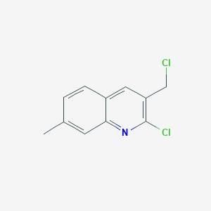 2-Chloro-3-(chloromethyl)-7-methylquinolineͼƬ