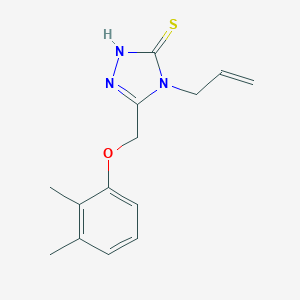 4-Allyl-5-[(2,3-dimethylphenoxy)methyl]-4H-1,2,4-triazole-3-thiol图片