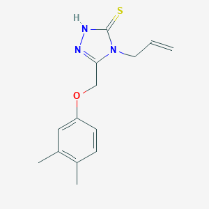 4-Allyl-5-[(3,4-dimethylphenoxy)methyl]-4H-1,2,4-triazole-3-thiolͼƬ