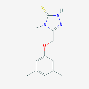 5-[(3,5-Dimethylphenoxy)methyl]-4-methyl-4H-1,2,4-triazole-3-thiolͼƬ