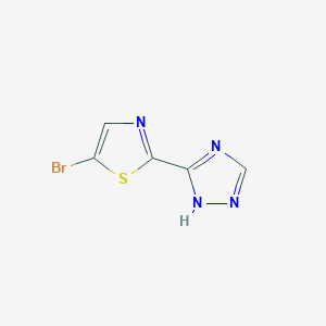 3-(5-Bromo-1,3-thiazol-2-yl)-4H-1,2,4-triazole图片