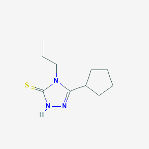 4-Allyl-5-cyclopentyl-4H-1,2,4-triazole-3-thiol图片