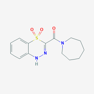 3-(azepan-1-ylcarbonyl)-1H-4,1,2-benzothiadiazine 4,4-dioxideͼƬ