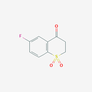 6-Fluoro-2,3-dihydro-4h-thiochromen-4-one 1,1-dioxide图片