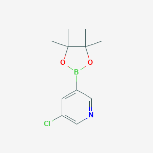 3-氯-5-(4,4,5,5-四甲基-1,3,2-二氧杂环戊硼烷-2-基)吡啶图片