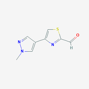 4-(1-methyl-1H-pyrazol-4-yl)-1,3-thiazole-2-carbaldehydeͼƬ