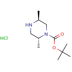 tert-butyltrans-2,5-dimethylpiperazine-1-carboxylatehydrochloride图片