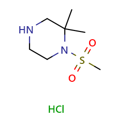 1-methanesulfonyl-2,2-dimethylpiperazinehydrochlorideͼƬ