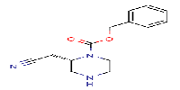 Benzyl(S)-2-(cyanomethyl)piperazine-1-carboxylateͼƬ