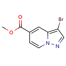 Methyl3-bromopyrazolo[1,5-a]pyridine-5-carboxylateͼƬ