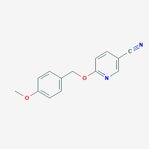 6-[(4-methoxyphenyl)methoxy]pyridine-3-carbonitrileͼƬ