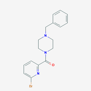 1-Benzyl-4-(6-bromopyridine-2-carbonyl)piperazineͼƬ