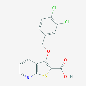 3-[(3,4-Dichlorobenzyl)oxy]thieno[2,3-b]pyridine-2-carboxylic acidͼƬ