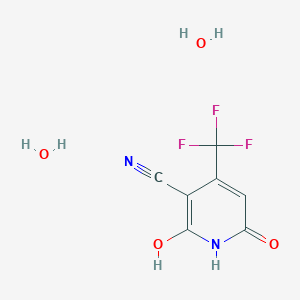 3-Cyano-2,6-Dihydroxy-4-(Trifluoromethyl)Pyridine DihydrateͼƬ