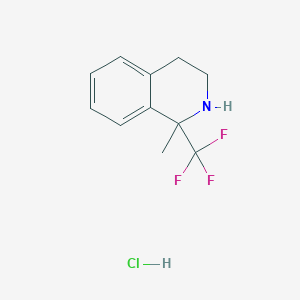 1-Methyl-1-(trifluoromethyl)-1,2,3,4-tetrahydroisoquinoline HydrochlorideͼƬ