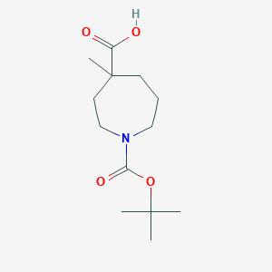 1-[(tert-butoxy)carbonyl]-4-methylazepane-4-carboxylicacidͼƬ