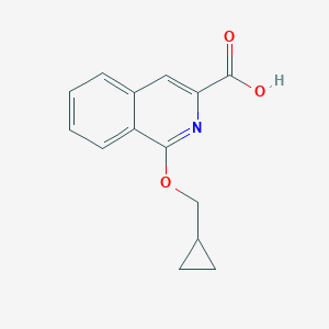 1-(Cyclopropylmethoxy)isoquinoline-3-carboxylic AcidͼƬ