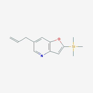 6-Allyl-2-(trimethylsilyl)furo[3,2-b]pyridineͼƬ