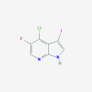 4-Chloro-5-fluoro-3-iodo-1H-pyrrolo[2,3-b]pyridineͼƬ