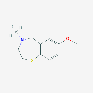 2,3,4,5-Tetrahydro-7-methoxy-4-(methyl-d3)-1,4-benzothiazepineͼƬ