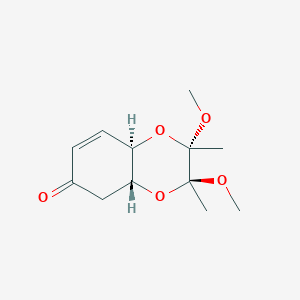 (2S,3S,4aR,8aR)-2,3,4a,8a-Tetrahydro-2,3-dimethoxy-2,3-dimethyl-1,4-benzodioxin-6(5H)-oneͼƬ