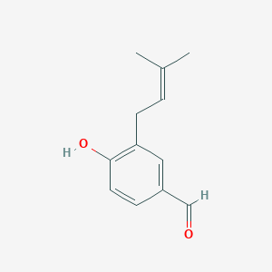 4-Hydroxy-3-(3-methyl-2-buten-1-yl)-benzaldehydeͼƬ