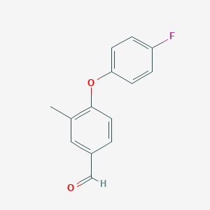 4-(4-Fluorophenoxy)-3-MethylbenzaldehydeͼƬ