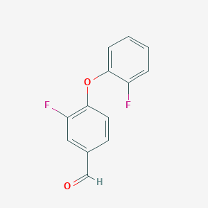 3-Fluoro-4-(2-fluorophenoxy)benzaldehydeͼƬ