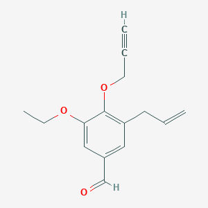 3-Allyl-5-ethoxy-4-(2-propyn-1-yloxy)benzaldehydeͼƬ