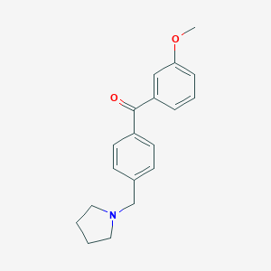 3-Methoxy-4'-pyrrolidinomethyl benzophenoneͼƬ