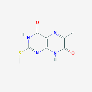 6-Methyl-2-methylthio-4,7(3H,8H)-pteridinedioneͼƬ