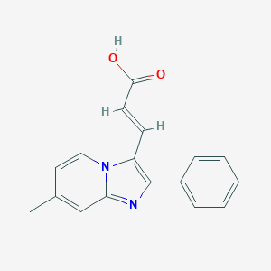 3-(7-Methyl-2-phenyl-imidazo[1,2-a]pyridin-3-yl)-acrylic acidͼƬ