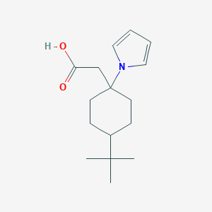 [4-tert-Butyl-1-(1H-pyrrol-1-yl)cyclohexyl]acetic acidͼƬ