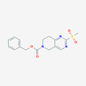 Benzyl 2-(methylsulfonyl)-7,8-dihydropyrido[4,3-d]pyrimidine-6(5H)-carboxylateͼƬ