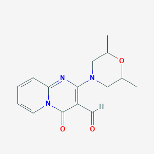 2-(2,6-dimethylmorpholin-4-yl)-4-oxo-4H-pyrido[1,2-a]pyrimidine-3-carbaldehydeͼƬ