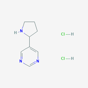 5-Pyrrolidin-2-ylpyrimidine dihydrochlorideͼƬ