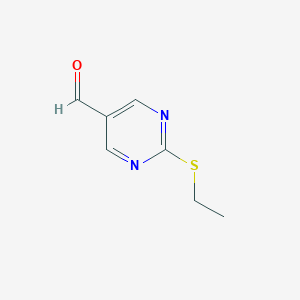 (乙硫基)嘧啶-5-甲醛图片