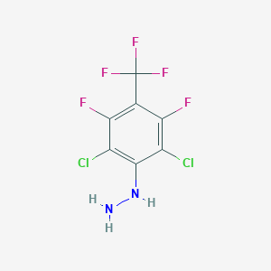 2,6-Dichloro-3,5-difluoro-4-(trifluoromethyl)phenylhydrazineͼƬ