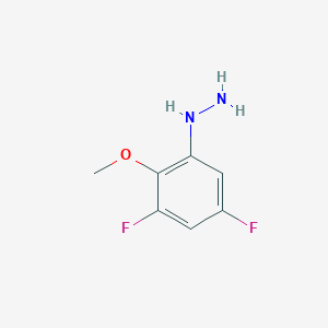 (3,5-difluoro-2-methoxyphenyl)hydrazineͼƬ