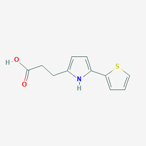 3-(5-Thiophen-2-yl-1H-pyrrol-2-yl)-propionic AcidͼƬ