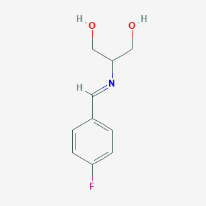 (E)-2-(4-FLUOROBENZYLIDENEAMINO)PROPANE-1,3-DIOLͼƬ