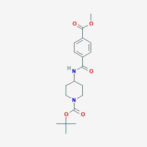 tert-Butyl 4-[4-(methoxycarbonyl)benzamido]piperidine-1-carboxylateͼƬ